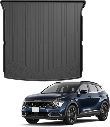 Vista 14 de Alfombrilla para maletero para Toyota Tundra SR5 2022-2025, MERXENG Protector de maletero para automóvil Todo-tiempo Alfombrilla protectora