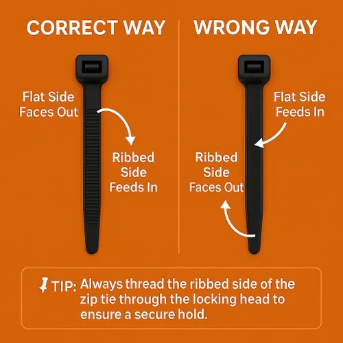 Vista 6 de Bridas pequeñas negras de 4 pulgadas, resistentes a los rayos UV, autobloqueantes de nailon pequeñas, mini bridas para electrónica, gestión