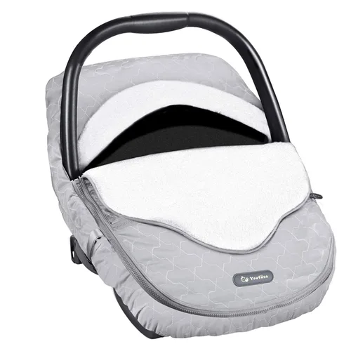 Vista 7 de Yoofoss Funda para Asiento de Coche de Bebé Cubiertas de Capota de Asiento de Coche de Invierno para Proteger al Bebé del Viento Frío, Funda
