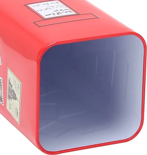 Vista 8 de Banco de dinero, modelo de buzón de banco pulido suavemente, modelo de buzón de hierro para salas de estar y dormitorios