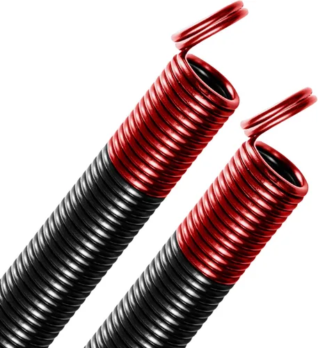 Vista 13 de Muelles de extensión de puerta de garaje de doble bucle para servicio pesado de 80 libras (paquete de 2) - Dorado Muelles para reparación