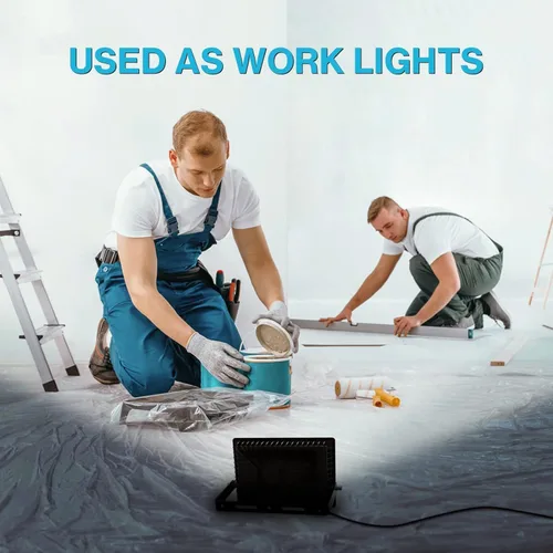Vista 7 de Olafus Paquete de 2 luces LED de 90 W para exteriores, 9000 lm superbrillantes, luces de trabajo LED enchufables, 6500 K IP66 impermeable
