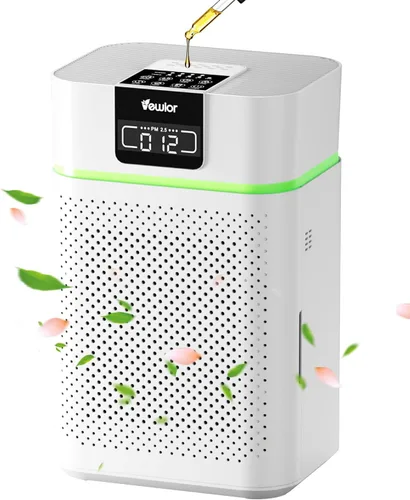 Air Purifier for Home Large Room, VEWIOR HEPA Air Purifier Bedroom Cover up to 1800ft² with Essential Diffuser, AUTO Mode, Sleep Mode, Timer, Lock,