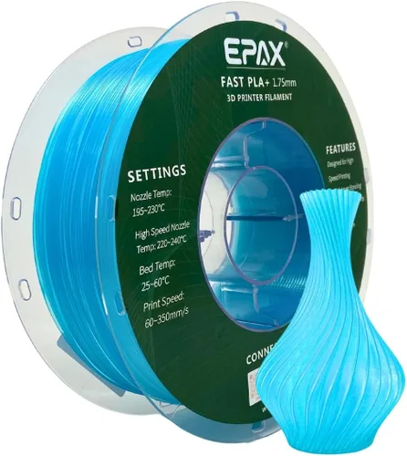 Vista 46 de EPAX Alta Velocidad PLA+ Filamento para Impresora 3D, Filamento para Impresión 3D PLA Rápido, 1.75mm, Precisión Dimensional +/- 0.03 mm, Carrete