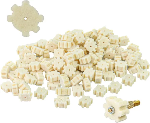 Vista 7 de . 223/5.56 .300 Almohadillas de limpieza de cámara de lana opaca con adaptador de montaje de varilla