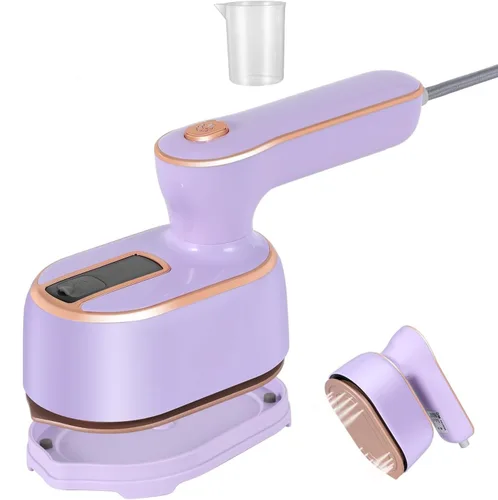 Mini Plancha de Vapor para Ropa, Vaporizador de Viaje para Ropa Portátil, Mini Plancha de Vapor Micro Vaporizador de Mano Soporte para Planchado