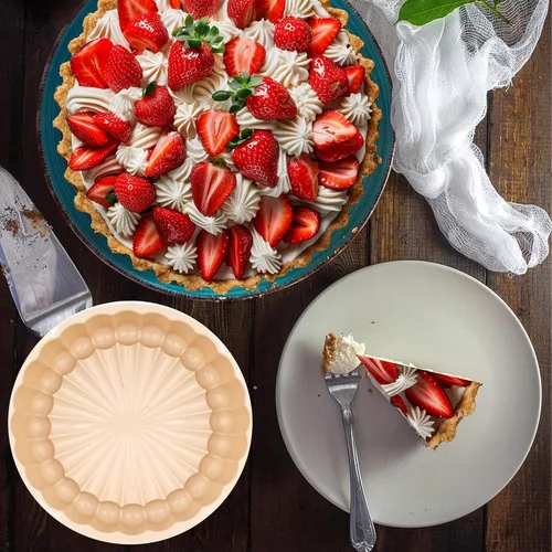 Vista 4 de Kundalini Charlotte - Molde para tartas, 2 moldes de silicona antiadherentes para tartas