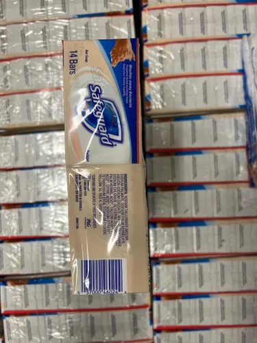 Vista 7 de Safeguard 14 barras de 4 onzas (113 gramos) cada una de color beige, jabón antibacterial que elimina las bacterias