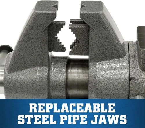 Vista 6 de Morsa de banco multiuso Wilton, ancho de mandíbula 5-1/2", apertura máxima de mandíbula 5", garganta 2-3/4" (Modelo 550P)