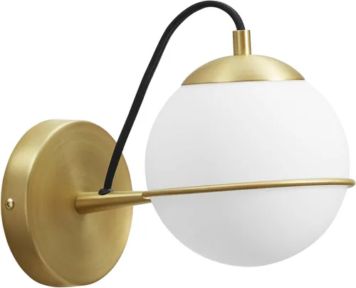 Vista 2 de Modway EEI-5308-OPA-GLD Aplique de pared Hanna, ópalo