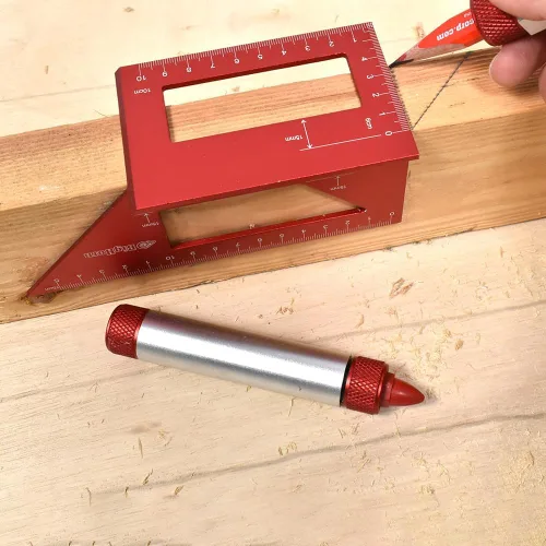 Vista 7 de Big Horn 14610 Aluminio sólido 45/90 grados de diseño de inglete calibre