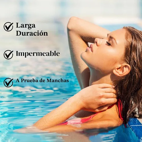 Vista 4 de Crema de maquillaje impermeable para piernas y cuerpo con esponja, corrector de cobertura completa resistente a la transferencia para tatuajes 01#