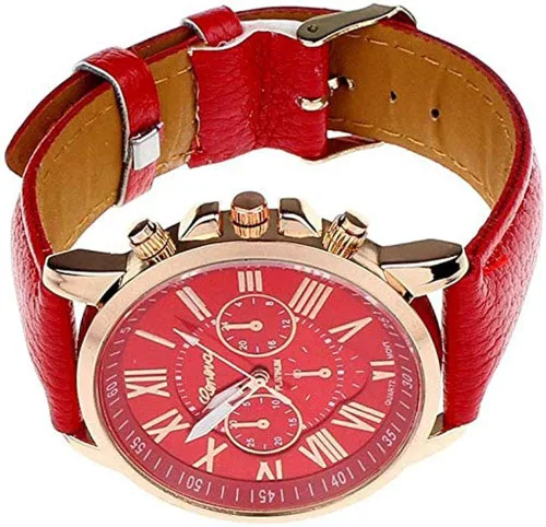 Vista 5 de Weicam Venta al por mayor Relojes 10 Pack Moda Señoras Mujeres PU Cuero Surtido Reloj de Pulsera Conjunto Números Romanos Cuarzo Analógico