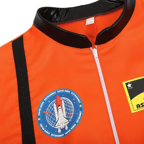 Vista 4 de Disfraz de astronauta para hombre adulto, disfraz de Halloween para hombre
