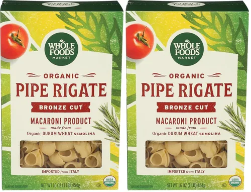 Vista 7 de Whole Foods Market, Pipe Rigate orgánico, 16 onzas (454 g)