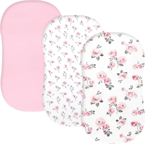 Vista 13 de PHF Paquete de 4 sábanas suaves de dinosaurio para cuna, cómodas sábanas transpirables para niños y niñas, 28 x 52 pulgadas, se adapta a colchones