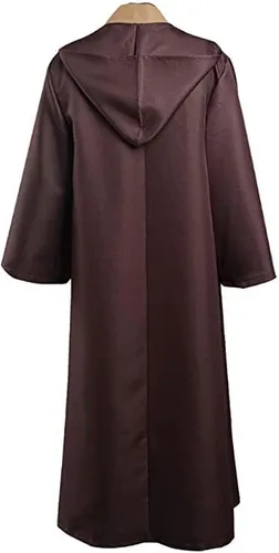 Vista 2 de Adult Mens Costume Robe Cosplay Halloween Cloak Tunic Belt Set