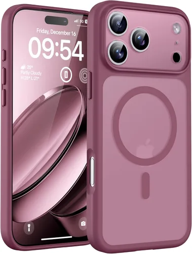 Vista 54 de TOCOL Funda para iPhone 11, compatible con Magsafe, protección completa de cámara, imanes integrados, protección contra caídas, funda translúcida