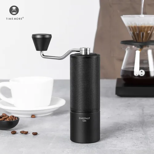 Vista 8 de TIMEMORE Chestnut C3 ESP Pro Molinillo de Café Manual, Molinillo de Café Manual de Rebaba Cónica de Acero Inoxidable S2C con Mango Plegable C3 ESP