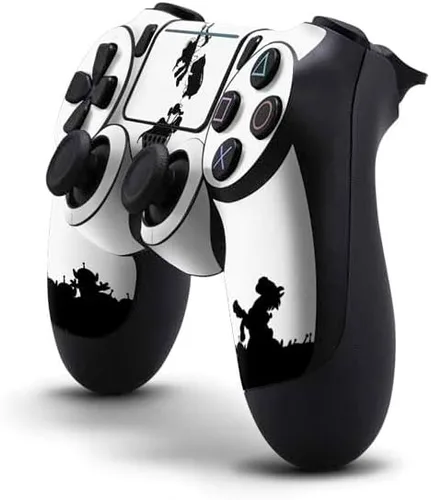 Vista 29 de Skinit Calcomanía para juegos compatible con PS4 Pro/Slim Controller, diseño oficial de Disney Toy Story Alien Collage