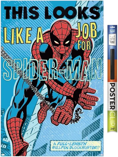 Vista 17 de Trends International Marvel Comics Spider-Man - Parece un póster de pared de trabajo