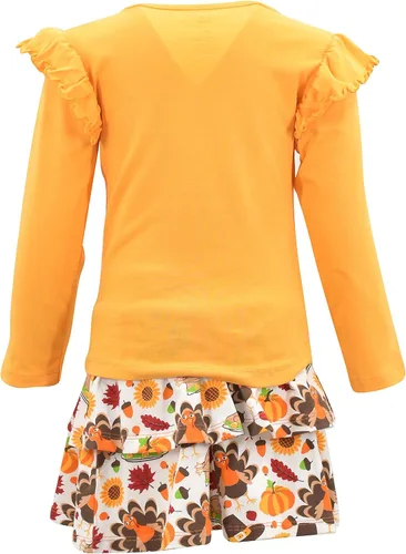 Vista 80 de Unique Baby Girls 2pc Skirt Set Outfit Long Sleeve Top with Skirt