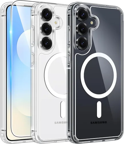 Vista 83 de FNTCASE para iPhone Air Case Clear: Fundas magnéticas para teléfono con protector de pantalla a prueba de caídas, compatibles con Magsafe, delgadas