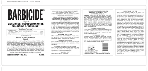 Vista 8 de Barbicide Concentrado desinfectante, 16 onzas líquidas