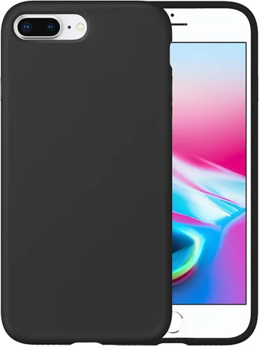 Vista 9 de Funda para iPhone 7 Plus/8 Plus, silicona líquida real de alta calidad, resistente a las manchas, cubierta delgada de color sólido, 5.5 pulgadas