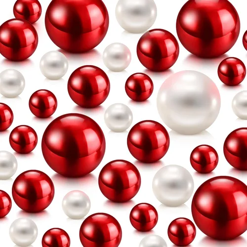 Vista 17 de Junkin 300 cuentas de maquillaje para jarrón de perlas sintéticas, sin agujero, perlas brillantes, tamaños mixtos, perlas redondas para boda, hogar