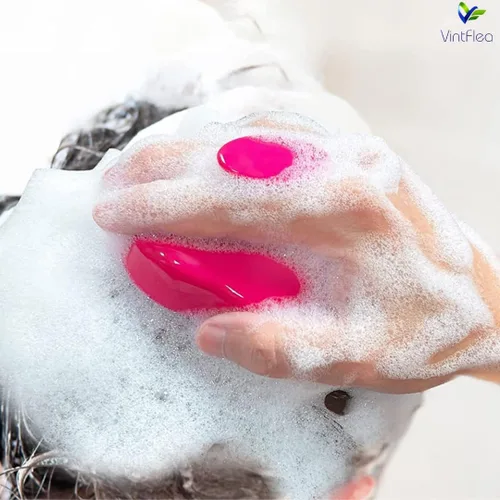 Vista 6 de Cepillo masajeador de cuero cabelludo para el cabello, cepillo para el cuero cabelludo, cerdas de silicona suave para eliminar la caspa, exfoliante