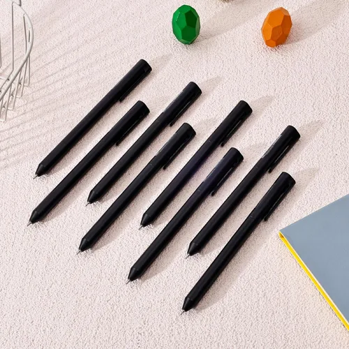 Vista 6 de BAYTORY 6Pcs Gel Ink Pens, Quick Dry Black Ink Pen Fine Point Black 0.5mm Smooth Writing for School Supplies Journaling Notetaking Stationery