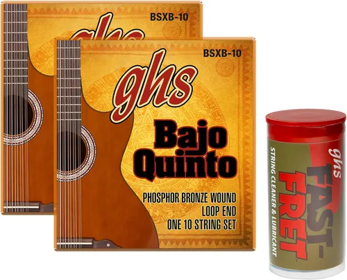 Vista 8 de GHS Strings - Cuerdas Bajo Sexto - Acero Inoxidable - Sonido Brillante y Potencia - 12 Cuerdas - BSX-12 SET