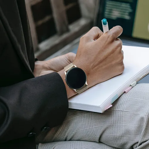 Vista 8 de 4 PACK Bands Compatible with Samsung Galaxy Watch 4 40mm 44mm/ 4 Classic 42mm 46mm, 20mm Adjustable Silicone Sport Replacement Strap for Samsung