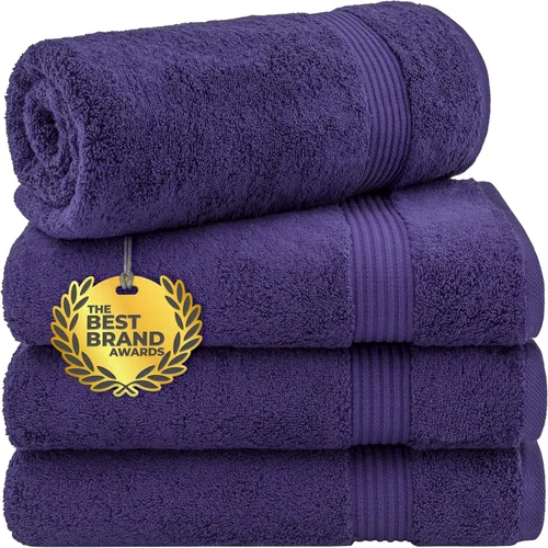 Vista 67 de Cotton Paradise - Alfombras de baño antideslizantes 100% algodón para el baño, 17 x 24 pulgadas, suaves, absorbentes, de secado rápido, lavables a