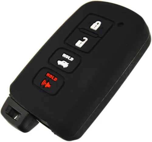 Vista 18 de Funda protectora de silicona para llavero remoto compatible con Toyota Camry Corolla Highlander Sequoia 4Runner 2016-2020