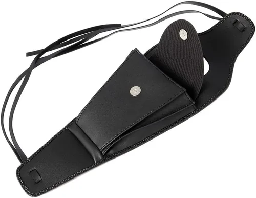 Bolsa de tanque de gasolina para motocicleta, bolsa de depósito de combustible de piel sintética, bolsa central de consola de salpicadero, bolsa