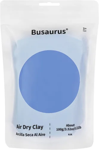 Vista 9 de Arcilla de espuma de secado al aire marrón claro de 3.53 oz, arcilla modelo mágico de bricolaje para niños, arcillas suaves coloridas