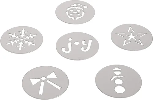 Vista 2 de OXO Good Grips Cookie Press Holiday Disk Set, Metallic