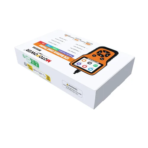 Vista 12 de MOTOPOWER MP0515A 12V Probador de batería de automóvil Automotriz 100-2000 CCA Probador de carga de batería de arranque automático y sistema