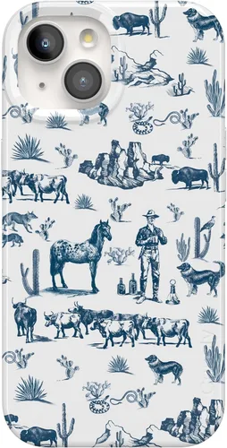 Vista 88 de Casely Funda para iPhone 15 Todas las cosas divertidas Diversión en días laborables Compatible con MagSafe Diseño clásico de carcasa