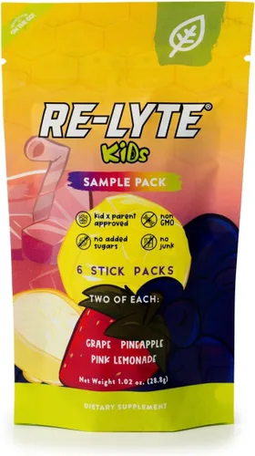 Vista 7 de REDMOND Re-Lyte Kids Hydration - Mezcla de electrolitos en polvo, uva, 7.62 onzas