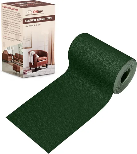 Vista 27 de ONine - Cinta de reparación de piel, parche para reparación de piel autoadhesivo de 12 x 48 pulgadas, impermeable, resistente al desgaste, para Negro