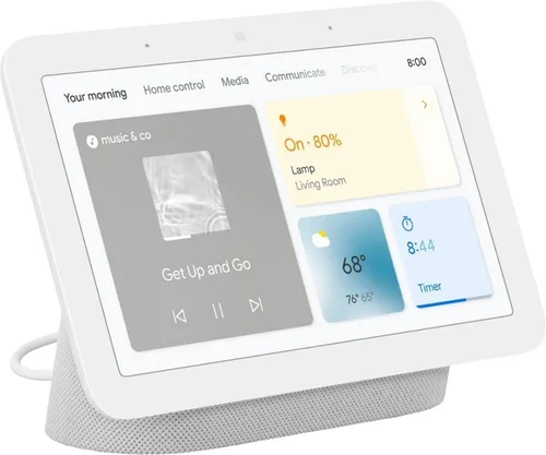 Google Pantalla inteligente Nest Hub de 7 pulgadas con Google Assistant (2.ª generación) - tiza