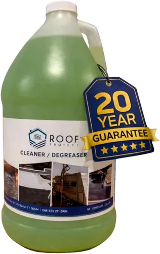 RVRoofMagic Roof Protect| Sellador de techo de RV no tóxico | Revestimiento de techo blanco no abrasivo | Detergente de techo de 1 galón | Limpiador