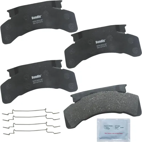 Vista 24 de Pastillas de freno Bendix Fleet Metlok MKD52FM para Apollo, Centurion, Century, Chasis Comercial, Electra, Estate Wagon, GS, 50, 400, 455, LeSabre