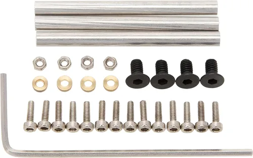 Vista 7 de MEUS RACING SCX24 LCG Kit de Marco de Chasis de Fibra de Carbono de 132mm de Distancia entre Ejes para Axial SCX24 Wrangler/Deadbolt/Bronco/C10