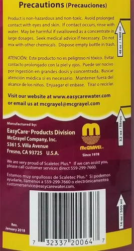 Vista 3 de EasyCare 20064 Scaletec Plus - Descalcificador y quitamanchas, botella de 64 onzas