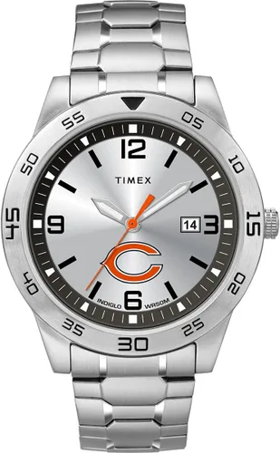 Vista 24 de Timex Tribute Reloj de cuarzo para hombre Citation de 42 mm con correa de acero inoxidable