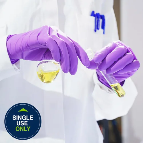 Vista 6 de HALYARD PURPLE NITRILE Gloves Powder Free Disposable Medical Exam Gloves